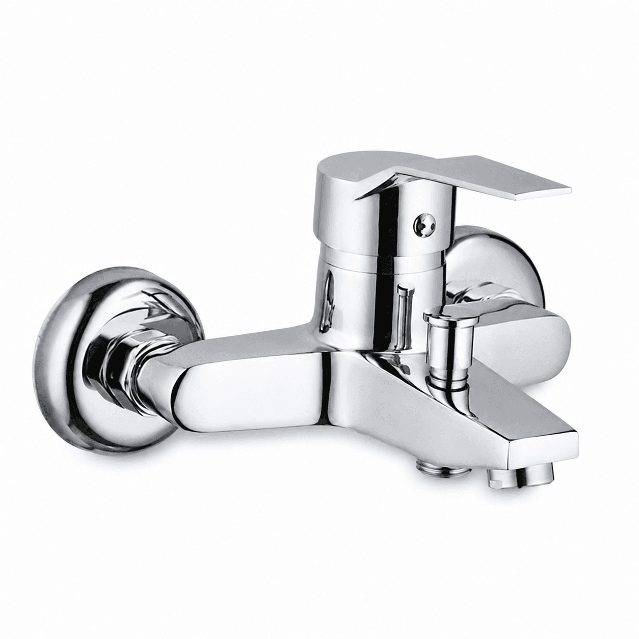 Purvex Home Spektra Banyo Bataryası Duvara Montaj Aç Kapa Krom Pirinç Musluk Fonksiyonel Yönlendiricili Duş Batarya Seti Lüks Modern Tasarım 2