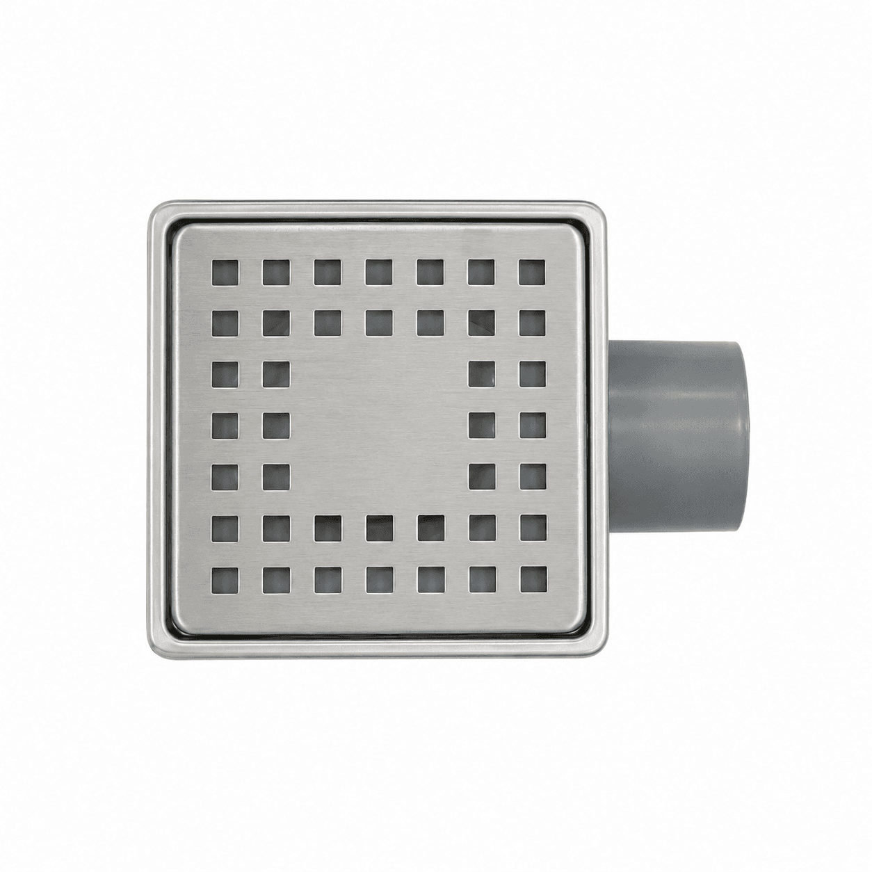 Purvex Home 10x10 Paslanmaz Metal Çerçeveli Paslanmaz Yer Süzgeci - Yandan Çıkışlı 2