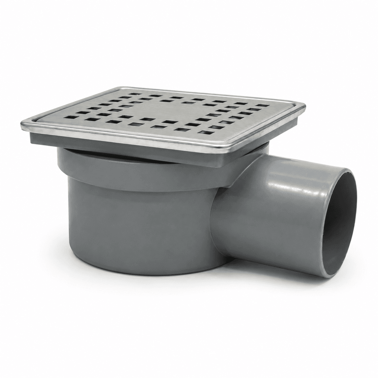 Purvex Home 10x10 Paslanmaz Metal Çerçeveli Paslanmaz Yer Süzgeci - Yandan Çıkışlı 3