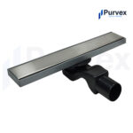 Purvex Ø50 Yan Çıkışlı Paslanmaz Duş Kanalı- Plastik Gövde - Görsel 2